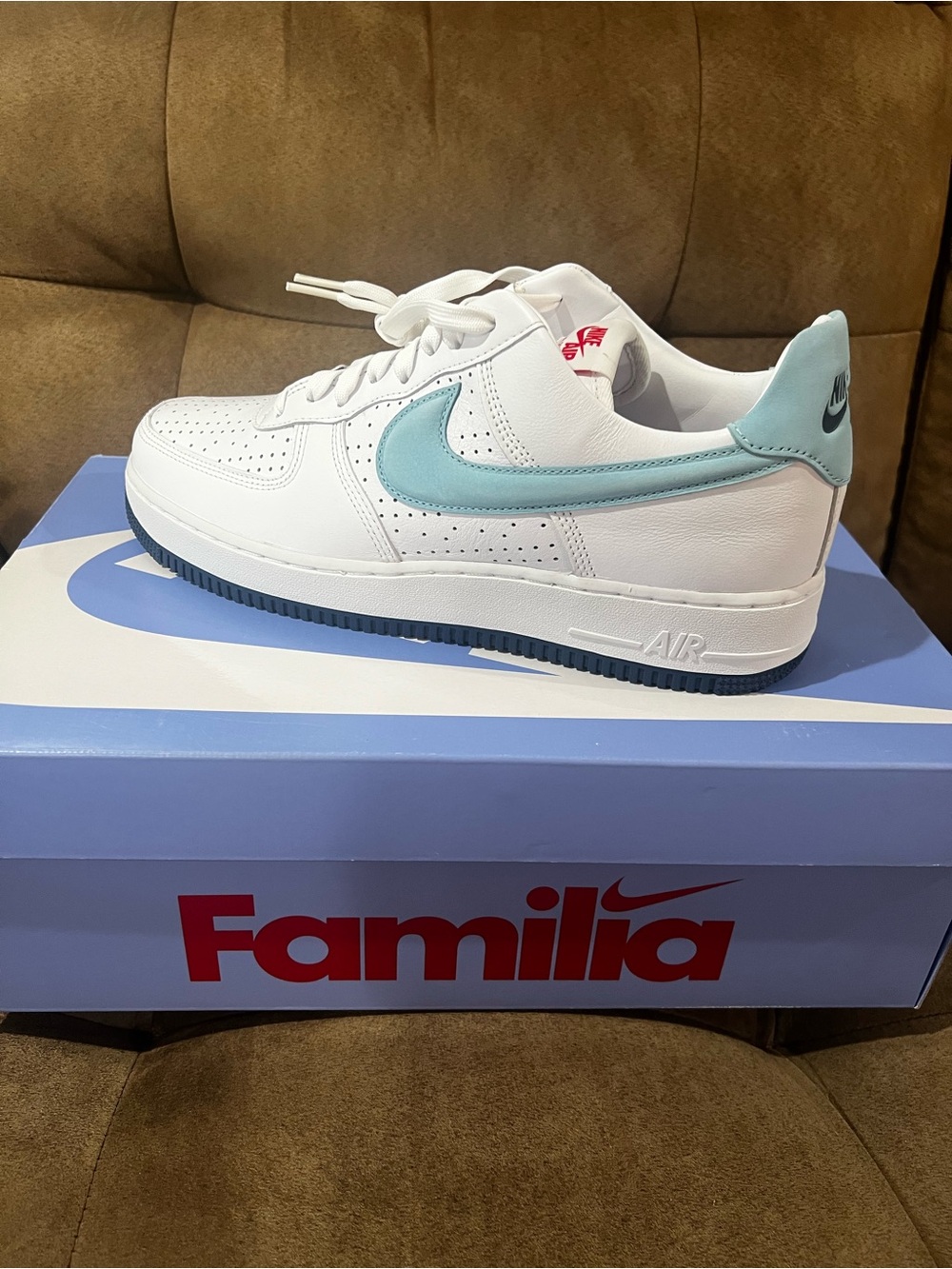 Nike Men Air Force 1 Low Puerto Rico Sz 10.5 Men DO9200 100